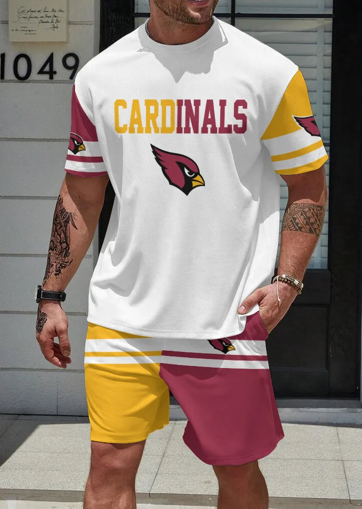 Arizona Cardinals Limited Edition Summer Collection T-shirt And Shorts Set