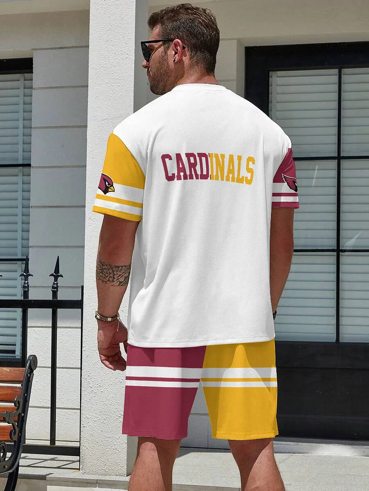 Arizona Cardinals Limited Edition Summer Collection T-shirt And Shorts Set