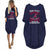 Alabama Crimson Tide Awesome Fan Loose Casual Pocket T-shirt Dress 6 Colors Size S-5XL NEW082369
