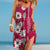 Alabama Crimson Tide Flowers 3D Limited Edition Summer Collection Beach Dress NEW082869
