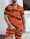 Cincinnati Bengals Limited Edition ZIP Polo Shirt And Shorts Two-Piece Suits