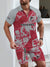 Atlanta Falcons Limited Edition ZIP Polo Shirt And Shorts Two-Piece Suits