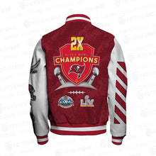 Load image into Gallery viewer, Tampa Bay Buccaneers Limited Edition Unisex Sizes S-5XL AOP Button Baseball Jacket
