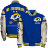 Los Angeles Rams Limited Edition Unisex Sizes S-5XL AOP Button Baseball Jacket