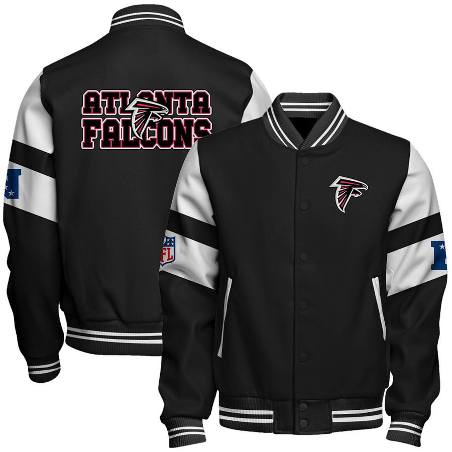 Atlanta Falcons Limited Edition Unisex Sizes S-5XL AOP Button Baseball Jacket