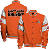 Cleveland Browns Limited Edition Unisex Sizes S-5XL AOP Button Baseball Jacket