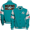 Miami Dolphins Limited Edition Unisex Sizes S-5XL AOP Button Baseball Jacket