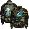 Miami Dolphins Limited Edition Unisex Sizes S-5XL AOP Button Baseball Jacket