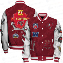 Load image into Gallery viewer, Tampa Bay Buccaneers Limited Edition Unisex Sizes S-5XL AOP Button Baseball Jacket
