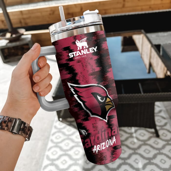 Arizona Cardinals Limited Edition 40oz Tumbler Transparent Lid