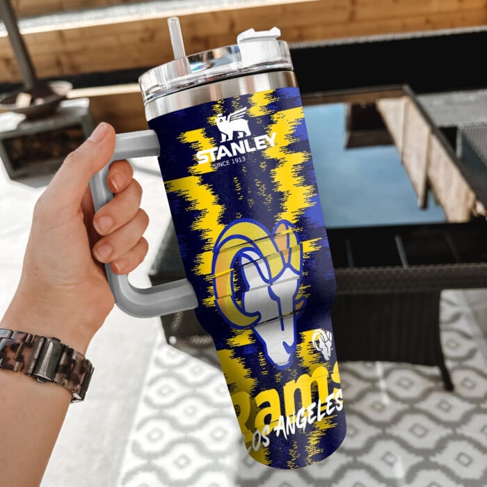 Los Angeles Rams Limited Edition 40oz Tumbler Transparent Lid