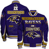 Baltimore Ravens Limited Edition Unisex Sizes S-5XL AOP Button Baseball Jacket