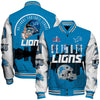 Detroit Lions Limited Edition Unisex Sizes S-5XL AOP Button Baseball Jacket