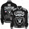 Las Vegas Raiders Limited Edition Unisex Sizes S-5XL AOP Button Baseball Jacket