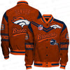 Denver Broncos Limited Edition Unisex Sizes S-5XL AOP Button Baseball Jacket