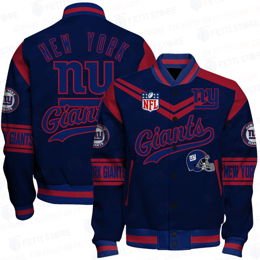 New York Giants Limited Edition Unisex Sizes S-5XL AOP Button Baseball Jacket