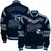 Tennessee Titans Limited Edition Unisex Sizes S-5XL AOP Button Baseball Jacket