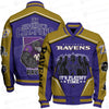 Baltimore Ravens Limited Edition Unisex Sizes S-5XL AOP Button Baseball Jacket