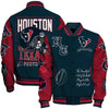 Houston Texans Limited Edition Unisex Sizes S-5XL AOP Button Baseball Jacket