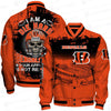 Cincinnati Bengals Limited Edition Unisex Sizes S-5XL AOP Button Baseball Jacket