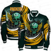 Green Bay Packers Limited Edition Unisex Sizes S-5XL AOP Button Baseball Jacket