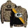 Green Bay Packers Limited Edition Unisex Sizes S-5XL AOP Button Baseball Jacket