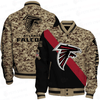 Atlanta Falcons Limited Edition Unisex Sizes S-5XL AOP Button Baseball Jacket