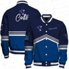 Indianapolis Colts Limited Edition Unisex Sizes S-5XL AOP Button Baseball Jacket