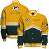 Green Bay Packers Limited Edition Unisex Sizes S-5XL AOP Button Baseball Jacket