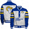 Los Angeles Rams Limited Edition Unisex Sizes S-5XL AOP Button Baseball Jacket