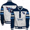 Tennessee Titans Limited Edition Unisex Sizes S-5XL AOP Button Baseball Jacket