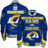 Los Angeles Rams Limited Edition Unisex Sizes S-5XL AOP Button Baseball Jacket