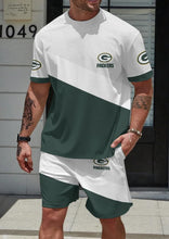 Load image into Gallery viewer, Green Bay Packers Limited Edition Summer Collection T-shirt And Shorts Set
