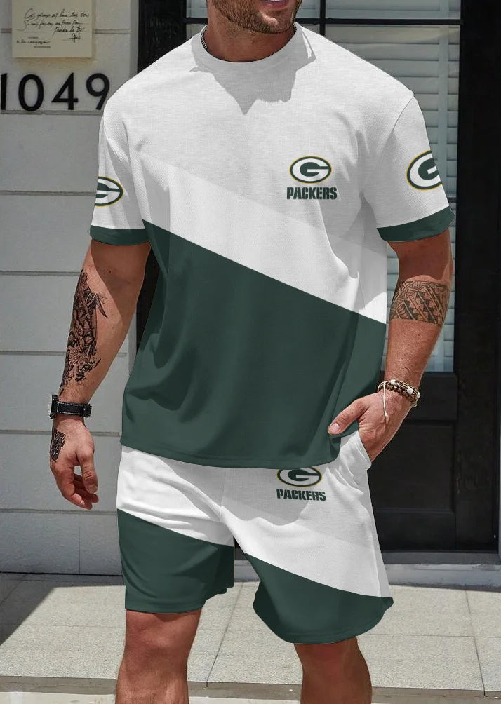 Green Bay Packers Limited Edition Summer Collection T-shirt And Shorts Set