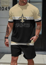 Load image into Gallery viewer, New Orleans Saints Limited Edition Summer Collection T-shirt And Shorts Set
