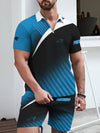 Carolina Panthers Limited Edition ZIP Polo Shirt And Shorts Two-Piece Suits