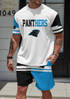 Carolina Panthers Limited Edition Summer Collection T-shirt And Shorts Set