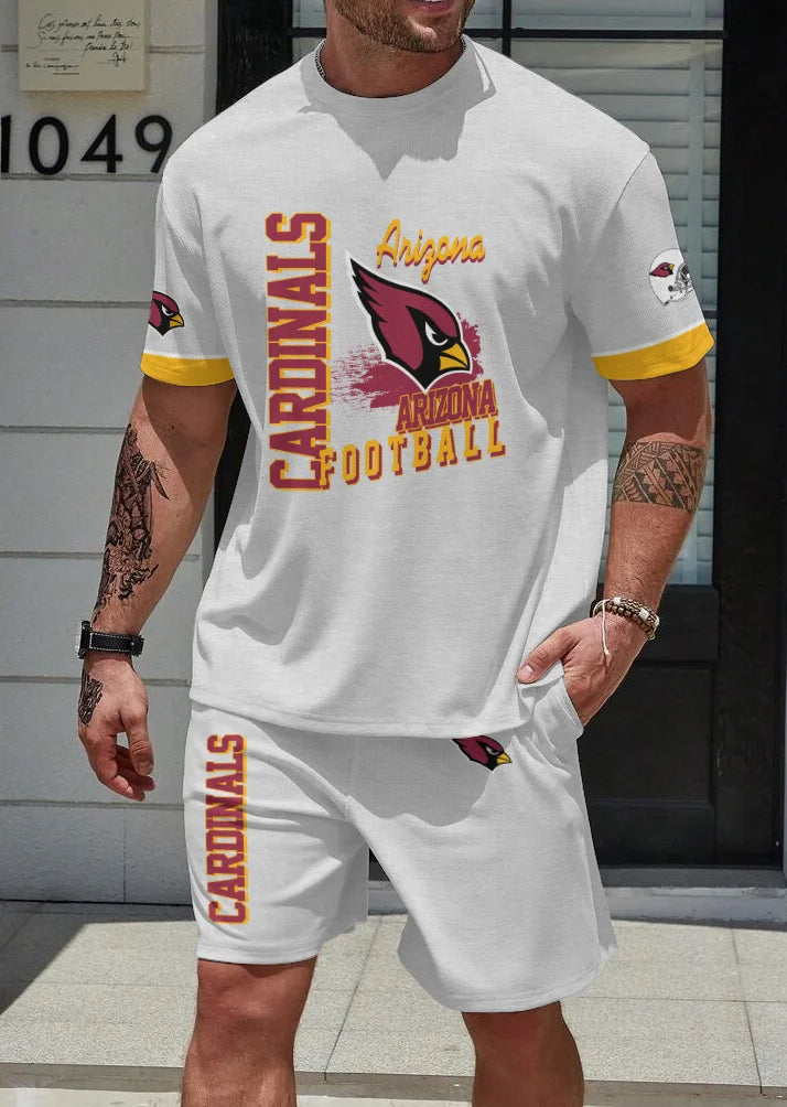 Arizona Cardinals Limited Edition Summer Collection T-shirt And Shorts Set