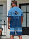 Tennessee Titans Limited Edition Summer Collection T-shirt And Shorts Set