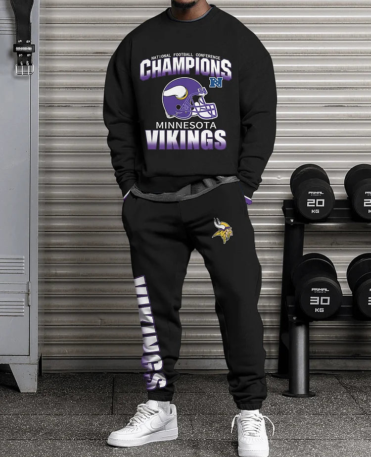 Minnesota Vikings 3D Limited Edition Sweatshirt And Joggers Unisex Sizes