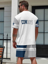 Load image into Gallery viewer, Dallas Cowboys Limited Edition Summer Collection T-shirt And Shorts Set
