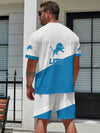 Detroit Lions Limited Edition Summer Collection T-shirt And Shorts Set