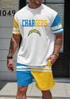 Los Angeles Chargers Limited Edition Summer Collection T-shirt And Shorts Set