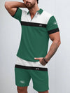 New York Jets Limited Edition ZIP Polo Shirt And Shorts Two-Piece Suits