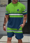 Seattle Seahawks Limited Edition Summer Collection T-shirt And Shorts Set