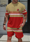 San Francisco 49ers Limited Edition Summer Collection T-shirt And Shorts Set