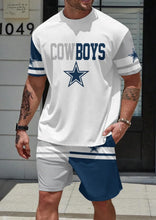 Load image into Gallery viewer, Dallas Cowboys Limited Edition Summer Collection T-shirt And Shorts Set
