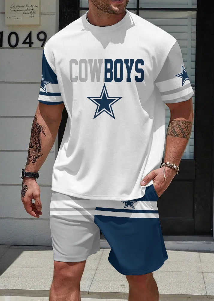 Dallas Cowboys Limited Edition Summer Collection T-shirt And Shorts Set