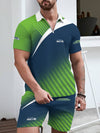 Seattle Seahawks Limited Edition ZIP Polo Shirt And Shorts Two-Piece Suits