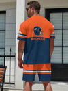 Denver Broncos Limited Edition Summer Collection T-shirt And Shorts Set